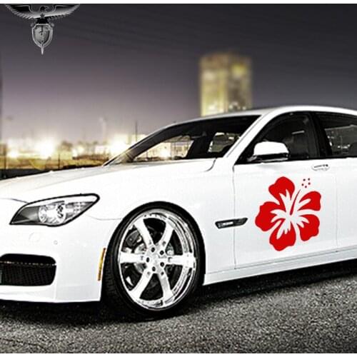 EmpireYing 3 Sizes 8 Colors Wild Plant Love Flowers Snow Lotus Car Sticker SUV Motorcycles Door Wall Styling Vinyl Decals Gifts