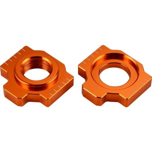 Motorcycle CNC Axle Block Chain Adjuster Tensioner For KTM 990 Adventure LC8 SMR SMT Super Duke Supermoto R T Chain Regulator