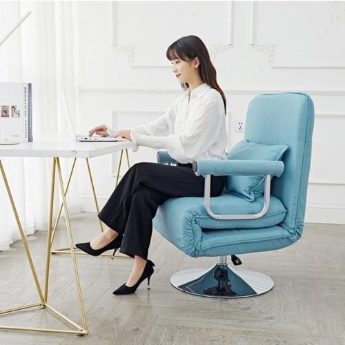 Office Recliner Folding Lunch Break Chair Sofa Bed Can Be Raised Lowered Home Computer Chair Removable Washable Folding Sofa Bed
