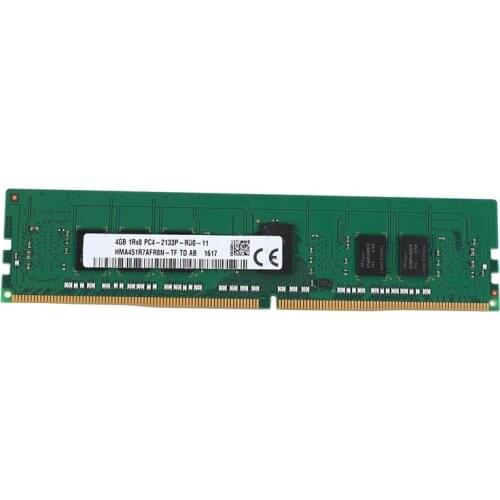 DDR4 4GB Server Memory Ram 1RX8 PC4-2133P PC4-17000 1.2V 213Hz 288PIN ECC REG DIMM Memory RAM