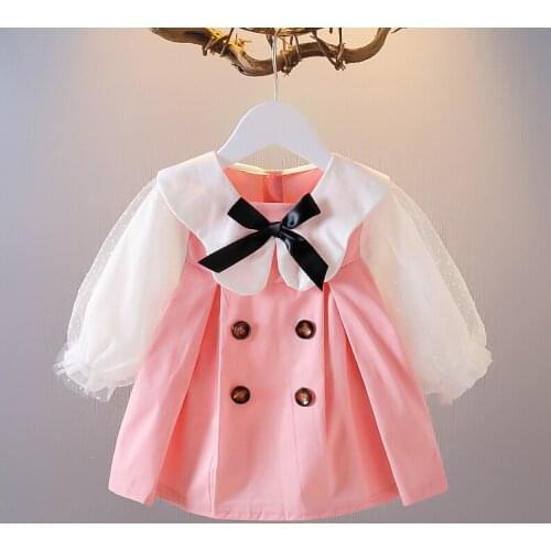 2021 Autumn Baby Dress for Girls Birthday Party Dresses Princess Long Sleeve Dress Infant Clothing Toddler Girl Clothes Vestidos