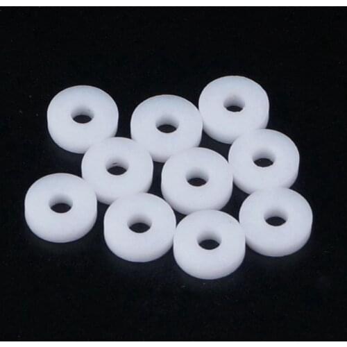50 PCS 8.5x3x2mm PTFE Flat Washer Gasket Spacer Sealing For M10 Metric Pressure Gage
