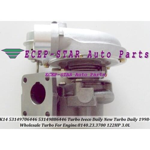 Free Ship K14 6446 53149706446 53149886446 Turbine Turbocharger For IVECO Daily New Turbo Daily 1998- 8140.23.3700 122HP 3.0L