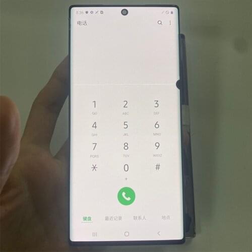 Must Line Dot LCD Original For Samsung Note 10 LCD Display Touch Screen Digitizer Assembly For Samsung Note10 Note 10 N970 LCD