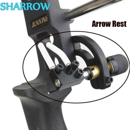 1Pc Arrow Rest Right Hand Aluminum Alloy Arrow Rests For Outdoor Training Practice Shooting Archery Accessories