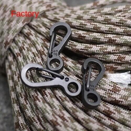 10 Pcs Equipment Survival Carabiner Snap Mini Spring Clip Camping Hiking Hook Backpack Tactical Buckle Clip
