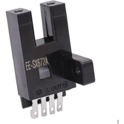 5PCS 5MM NPN DC5-24V 100mA Slotted Optical Switch EE-SX672A Photoelectric sensor