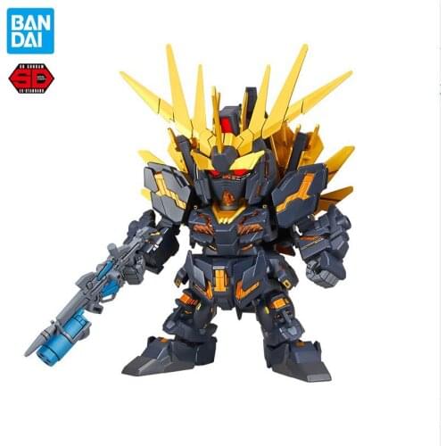 9 CM New Bandai Gundam Assembly Model SD Unicorn Lost Banshee Goddess of Luck 5055617 Educational Toy Decoration Childrens Gift