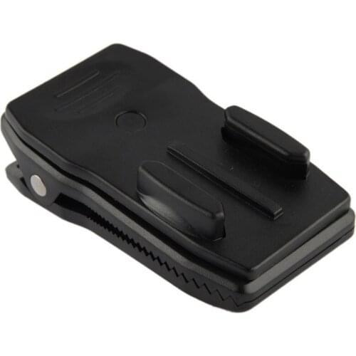 For Gopro Hero 3+ Clip 360 Degree Rotation Quick Release Backpack Hat Clip Clamp Tripod Mount Fast Clamp for Go Pro HD 4/3/3