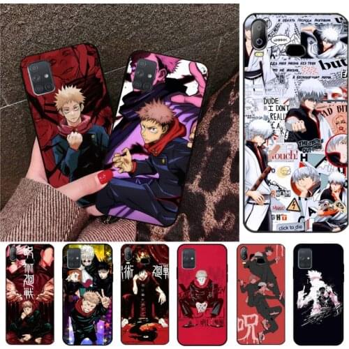 HOTCASHOP Anime jujutsu kaisen Phone Case For Samsung Galaxy A21S A01 A11 A31 A81 A10 A20E A30 A40 A50 A70 A80 A71 A51