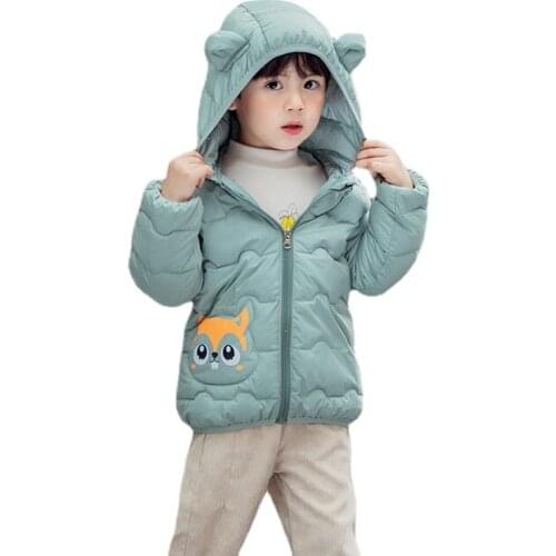 2021 Boys Jackets Children Hooded Outerwear Girls Warm Jacket Children Clothing Baby Outerwear Fashion Kids Zipper Coat Jacket
