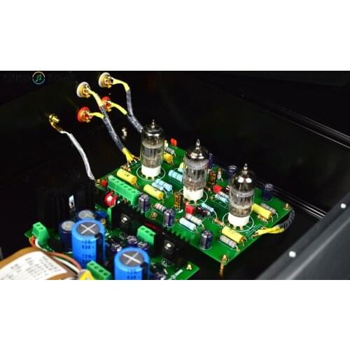 DIYERZONE ( DIY Kit ) MM RIAA Turntable Preamplifier Ear834 12AX7 Tube Phono Amplifier Full Kit
