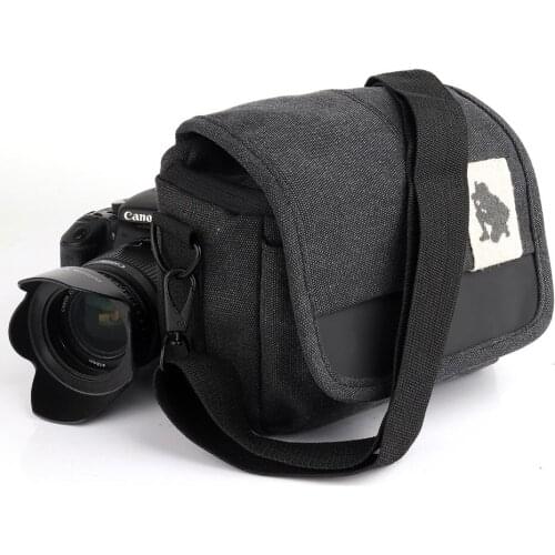 Canvas Waterproof Camera Bag Case For Canon EOS 1300D M3 M10 M6 M5 M100 G1X G7X Mark II III Nikon 1 J5 J4 SONY A7 A7ii Lens Bag