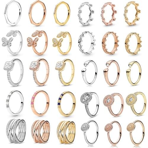 Special Offer Crown Finger Rings For Women Girls Sparkling Zircon Brand Rings Wedding Engagement Jewelry Gift Dropshipping