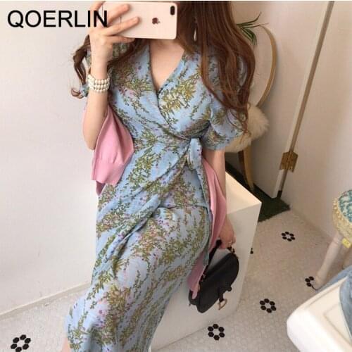 QoerliN Summer Short Sleeve Dresses