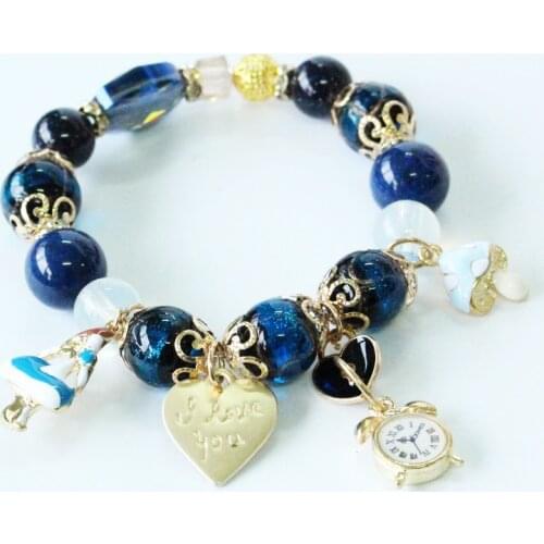 CHENFAN Jewelry bracelets for women 2020 Japan and South Korea simple temperament beaded bracelets Swan heart pendant Jewelry