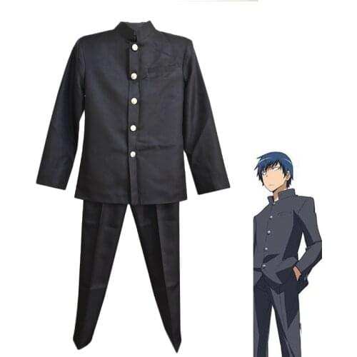 Anime Toradora Ryuuji Takasu School Uniform Cosplay Costume Customized