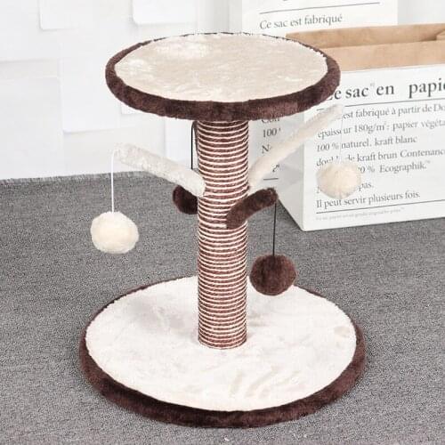 Pet Supplies New Cat Climbing Frame Sisal Cat Grabbing Board Cat Climbing Tree Cat Jumping Platform Cat Toy Pet Supplies