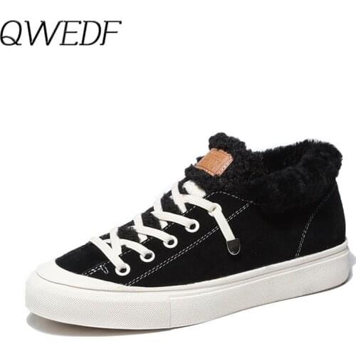 Shoes Woman Chunky Sneakers Lace Up Women Walking Platform Ladies Flats Vulcanized Shoes Comfort Winter Womens Footwear Z6-32