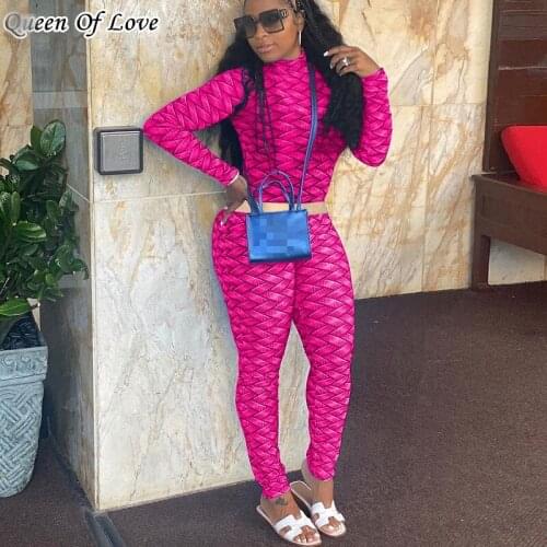 2021 New Autumn Winter Fashion Streetwear Pant Outfits Sexy 2 Piece Women Long Sleeve Shirt Tops And Legging Matching Set