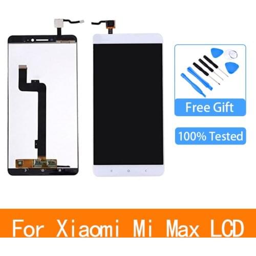 For Xiaomi Mi Max 3 LCD Display Touch Screen Digitizer Assembly For Xiaomi Mi Max 2 LCD Max3 Screen Replacement Black White