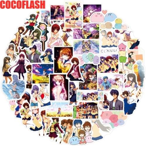 10/50 Pcs/lot Cartoon Mix Love Adventure Game CLANNAD Graffiti Stickers For Diy Case Skateboard Luggage Phone Helmet Laptop