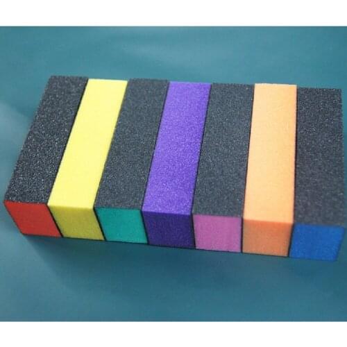 10pcs Nail Buffers Nail Files Set Nail Art Polishing Tool Buffing Sanding Files Block Nail Tips Manicure Pedicure Color Random