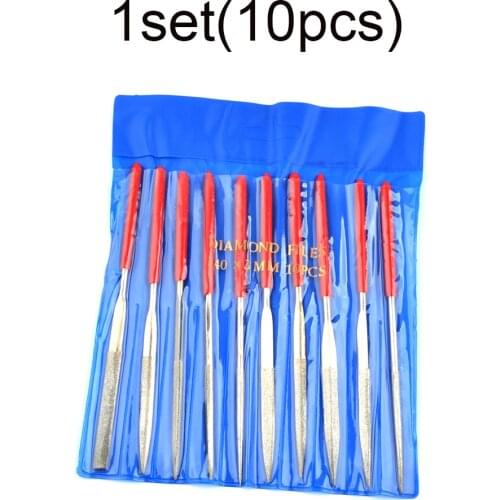 10pcs/set High Quality Optical Diamond Files Professional Glasses File Set Kit Reparing Spectacle Frame
