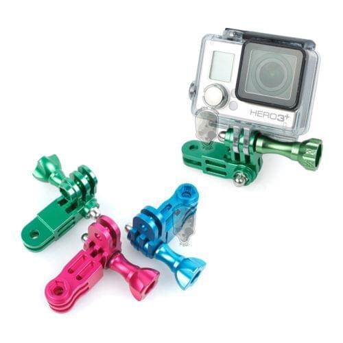 2014 New arrival colorful TMC CNC Aluminum GoPro Mount Three-Way Pivot Arm set for go pro camera HD Hero 2 and Hero 3