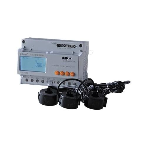 Acrel DTSD1352-CT Three Phase DIN Rail Mounting Energy Meter LCD Display 3 CT Current Under 5A