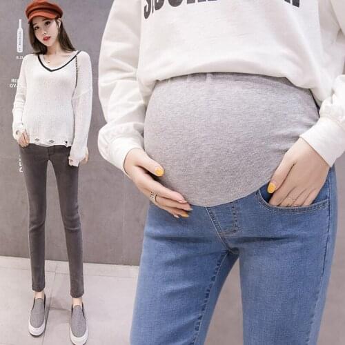Maternity Jeans For Pregnant Women Clothes Skinny Stretch Pants Denim Pregnancy Jeans Gravidas Maternity Spring Summer Clothe