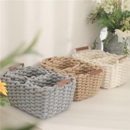 Eco-friendly Long Lasting Exquisite Handmade Storage Basket for Bedroom
