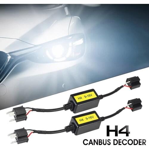 H4 Canbus Decoder Canceller Load Resistor For Led Headlight Conversion Kit