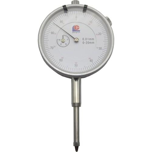 1PC Dial Indicator 0-20mm 0.01mm Accuracy Measurement Round Dial Indicator Precision Tool Test Gauge