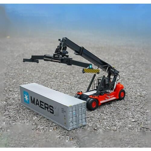 Diecast 1:50 Scale Konecranes Container Reach Crane Alloy Engineering Machinery Model Collection Souvenir Ornaments Display