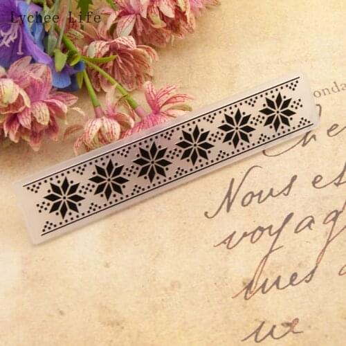 Lychee Life Flower Embossing Folder Stencil Template For DIY Scrapbook Album Card Making Craft Decoration