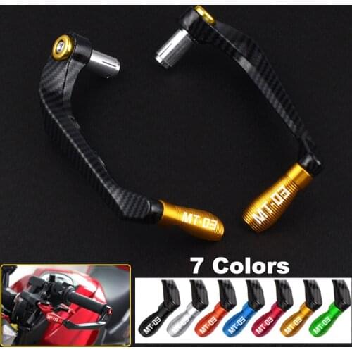 MT 03 Motorcycle Lever Guard Crash Falling Protectors Aluminum Accesory for YAMAHA MT03 MT-03 mt03 2005-2020 2019 2018 2021 2017