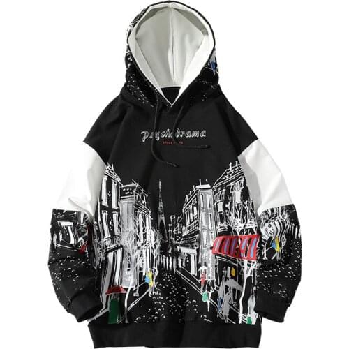 2021 Fashion Printed Sweatshirt Mens Hoodies Spring Hoody Casual Streetwear Hip Hop Pullover Clothes