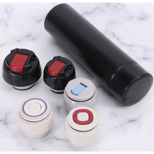 Plastic Insulation Cup Lid Outdoor Travel Thermal Mug Cap Leak Proof Vacuum Flask Stopper Bullet Bottle Out Cup Drinkware Parts
