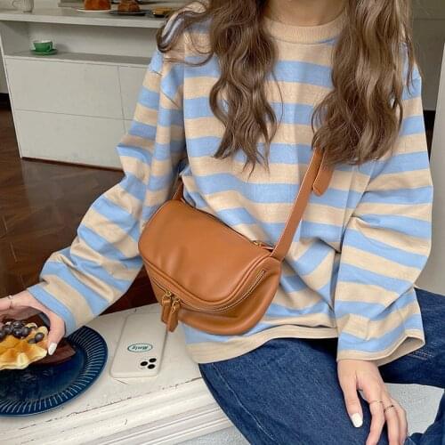 Soft PU Leather Luxury Designer Pillow Crossbody Bags for Women 2021 New Fashion Zipper Female Shoulder Bag Box Purses Handbags