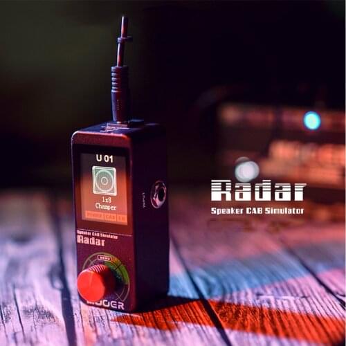 MOOER Radar Simulator Guitar Effect Pedal 30 Speaker Cab Cabinet Models 11 Mic Models 36 User Presets Customizable EQ stage