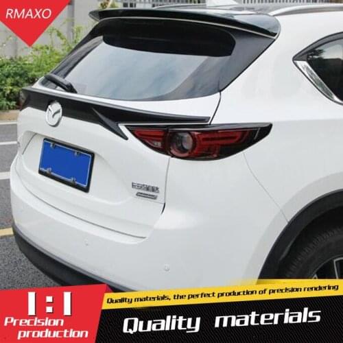 For Mazda CX-5 Spoiler 2018-2019 Mazda CX-5 Spoiler High Quality ABS Material Car Rear Wing Primer Color Rear Spoiler