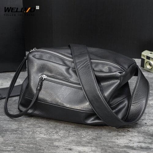 Men Anti-theft Soft Leather Handbag Bag Business Messenger Single Shoulder Bags For Male Waterproof Crossbody Shoulder Bag X120C