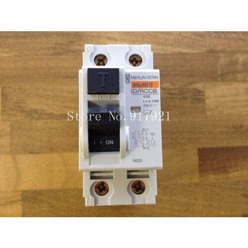[ZOB] original MuIti 9 ID/RCCB 40A 0.100A 2P40A electromagnetic leakage protection device 16205