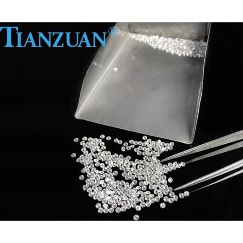 0.5CT 0.8-2.9MM DF color white Round Brilliant cut moissanites loose gems stone