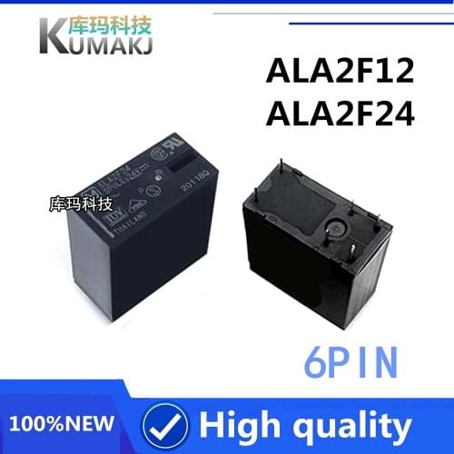 1PCS 100%Original New Relay ALA2F24 24VDC ALA2F12 12VDC ALA2F24-24V ALA2F12-12VDC 6PIN 3A alternative F4AK024T