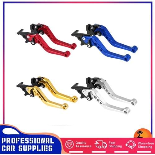 2PCS 22mm CNC Aluminum Motorcycle Clutch Drum Brake Lever Handles Universal Modification Accessories
