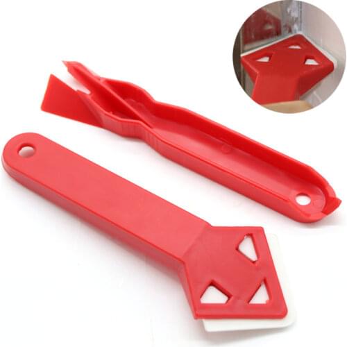 2 Pieces/set of Hand Tools Tile Surface Glue Scraper Caulking Trimming Tool Bathroom Kitchen Floor Seam Trimming Tool