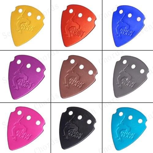 20Pcs Aluminium Alloy Metal Heavy Bass Guitar Picks Plectrum Playing Guitar Picks, Thickness 1.0mm