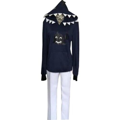 2019 Anime Free! Iwatobi Swim Club Rin Matsuoka Shark Hoodie Sweatshirt Hooded Jacket Coat Cosplay Costume